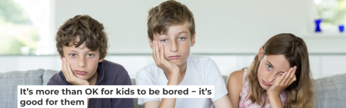 When children experience boredom, it can result in a brain boost that can push them to explore new activities. Richard Lewisohn/Connect Images via Getty Images